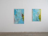 Verdigris 41 u. Verdigris 42, 120x80cm u.100x70cm, 2024